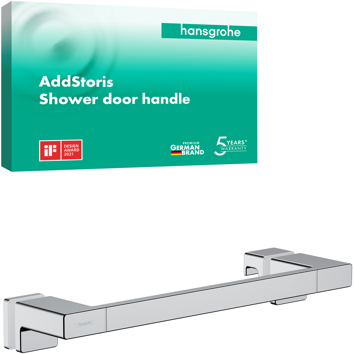 hansgrohe AddStoris Duschtürgriff 398 mm (chrom)