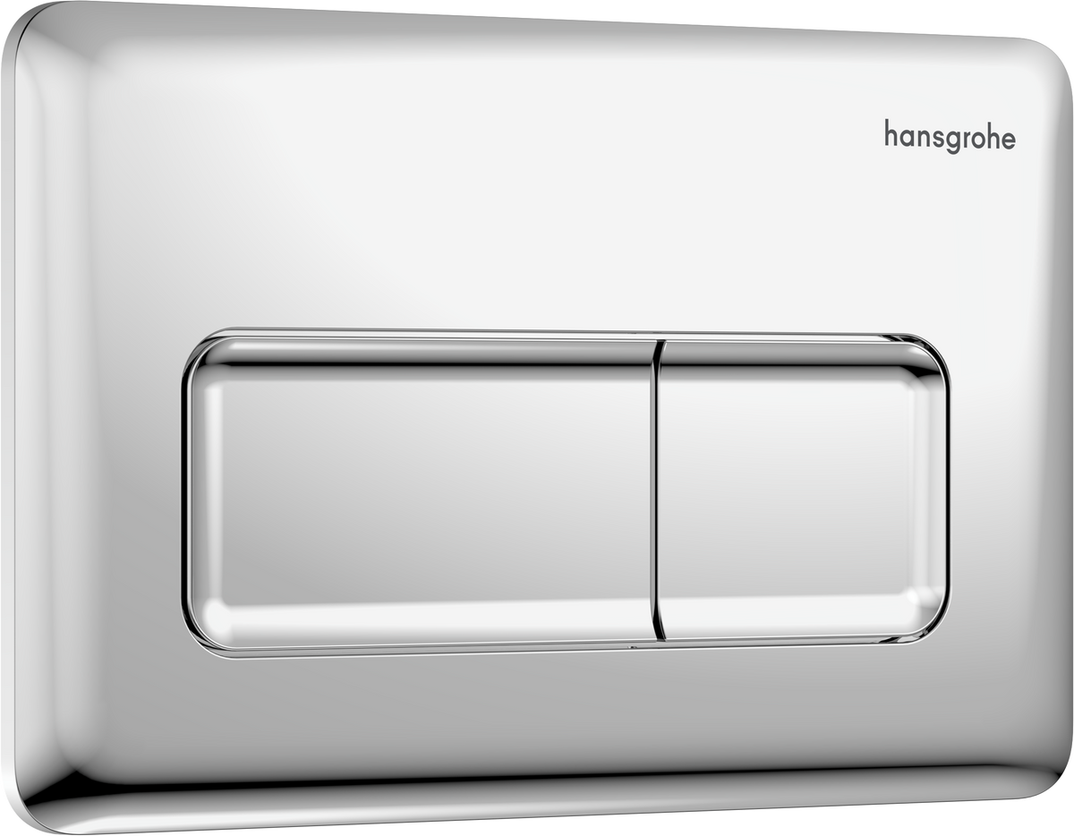 hansgrohe iFrame Original Q Betätigungsplatte, 2-Mengen-Spülung (chrom)