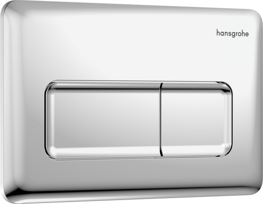 hansgrohe iFrame Original Q Betätigungsplatte, 2-Mengen-Spülung (chrom)