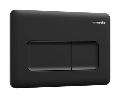 hansgrohe iFrame Original Q Betätigungsplatte, 2-Mengen-Spülung (mattschwarz)