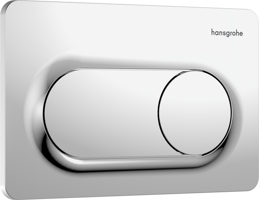hansgrohe iFrame Original S Betätigungsplatte, 2-Mengen-Spülung (chrom)