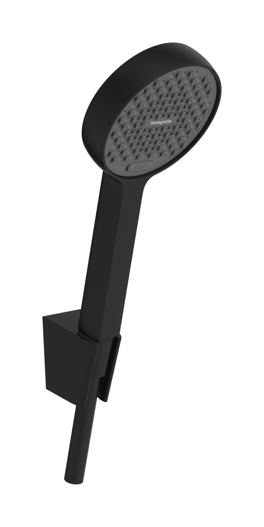 hansgrohe Activera Select S Brausehalterset 95 2jet EcoSmart, Schlauch 1,25 m (mattschwarz)