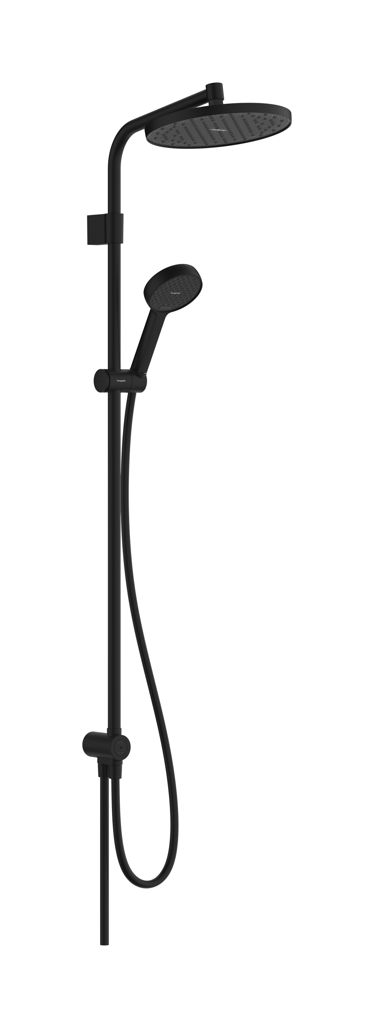 Hansgrohe Activera S Showerpipe 240 1jet EcoSmart Reno Varia (mattschwarz)