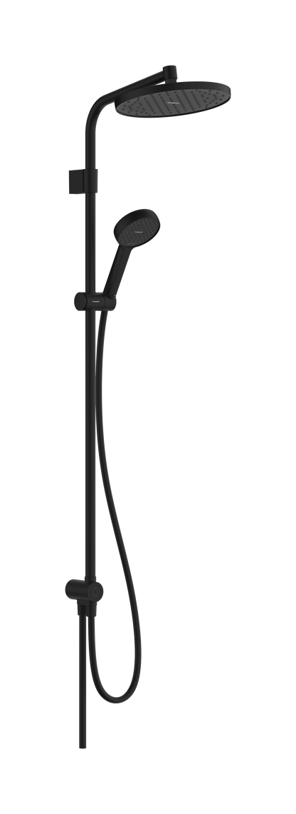 Hansgrohe Activera S Showerpipe 240 1jet EcoSmart Reno Varia (mattschwarz)