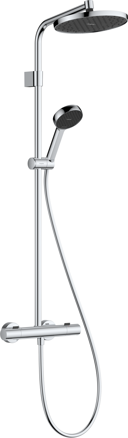 Hansgrohe Activera S Showerpipe 240 1jet EcoSmart mit Thermostat Ecostat Fine (chrom)