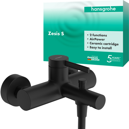 Hansgrohe Zesis S Wannenmischer Aufputz (mattschwarz)