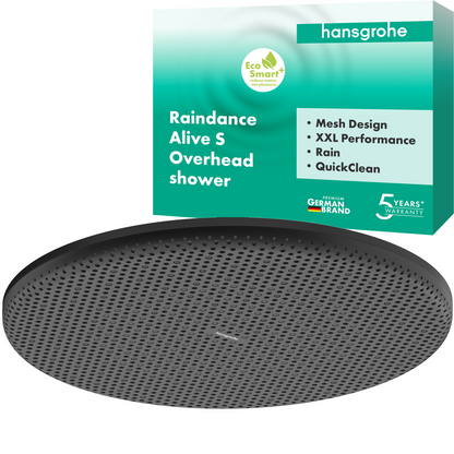 Hansgrohe Raindance Alive S Kopfbrause 300 1jet EcoSmart+ (mattschwarz)