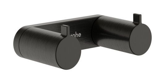 hansgrohe AddStoris S Doppelhaken (Brushed Black Chrome)