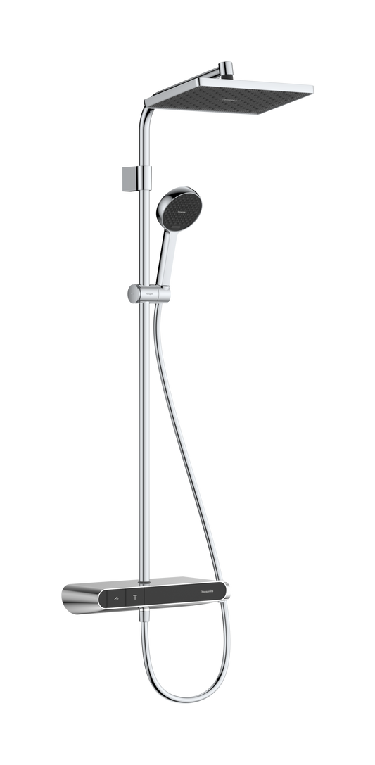 Hansgrohe Activera Q Showerpipe 290/180 1jet EcoSmart+ mit ShowerTablet Select 360 (chrom)
