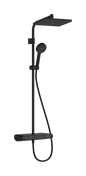 Hansgrohe Activera Q Showerpipe 290/180 1jet EcoSmart+ mit ShowerTablet Select 360 (mattschwarz)