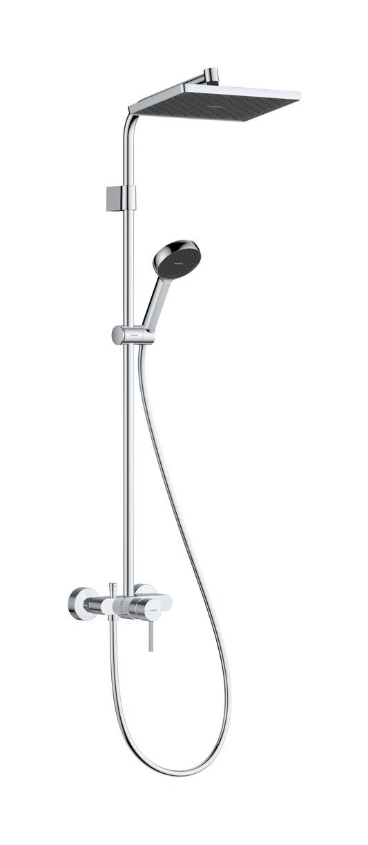 Hansgrohe Activera Q Showerpipe 290/180 1jet EcoSmart mit Einhebelmischer (chrom)