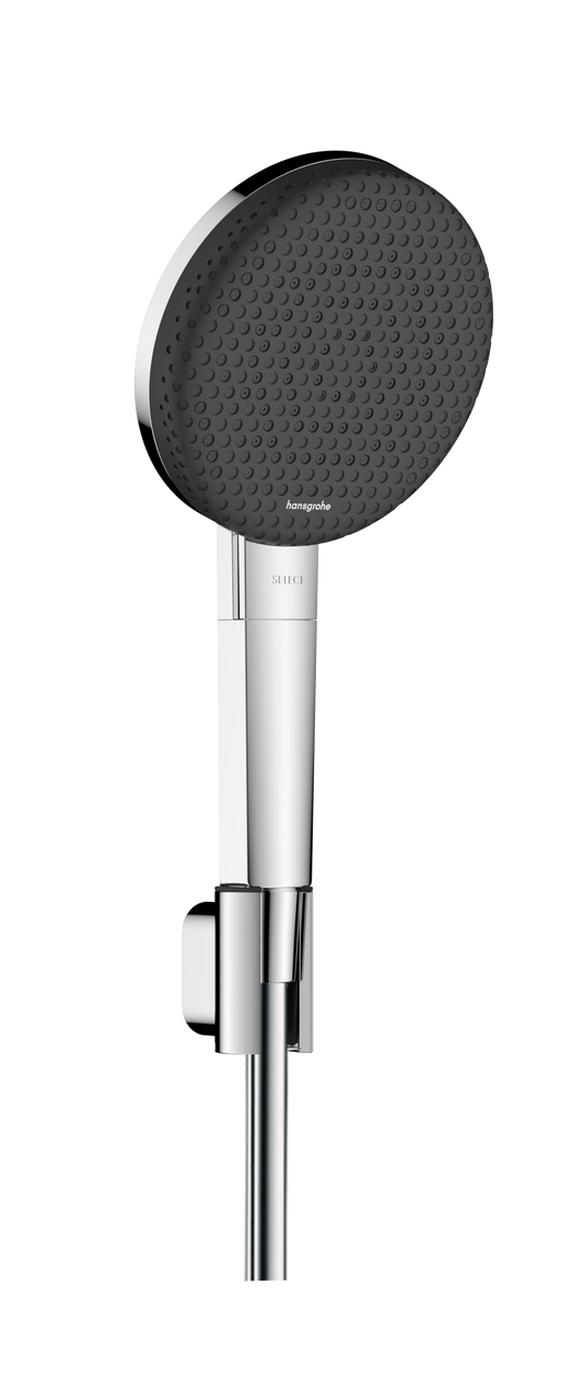 Hansgrohe Raindance Alive Select S 125 3jet EcoSmart Brauseset mit Porter Fine S und Brauseschlauch 1600 mm (chrom)