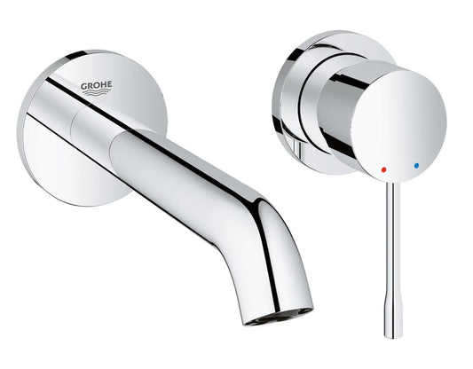 GROHE Essence 2-Loch-Waschtischarmatur Wandmontage (chrom)