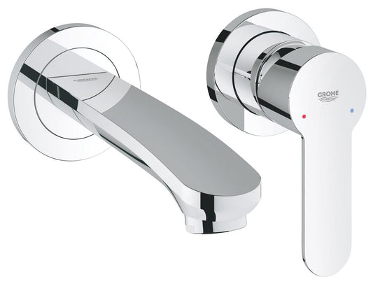 Grohe Eurostyle Cosmopolitan 2-Loch-Waschtischbatterie 19571, Wandmontage, Fertigmontageset für 23571, Ausladung 171 mm (chrom)