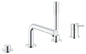Grohe Concetto 4-Loch Einhand-Wannenkombination 19576 mit Handbrause Euphoria Cosmopolitan (chrom)