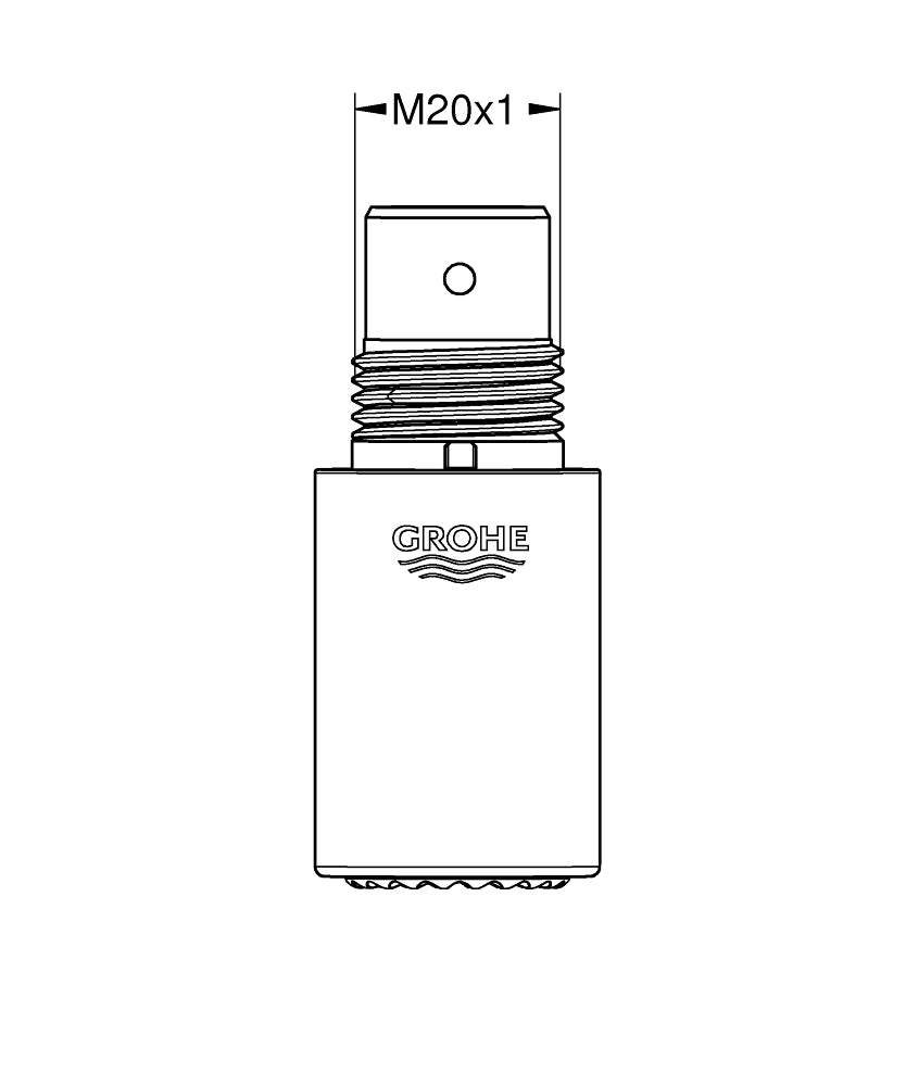 GROHE Strahlregler 13997 Innengewinde M 22 x 1