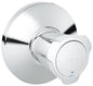 GROHE Costa UP-Ventil Oberbau Markierung blau (chrom)