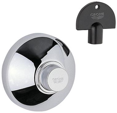 GROHE UP-Ventil Oberbau 20–80 mm mit Steckschlüssel (chrom)