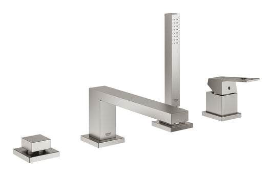 Grohe Eurocube 4-Loch Einhand-Wannenkombination 19897 (supersteel)