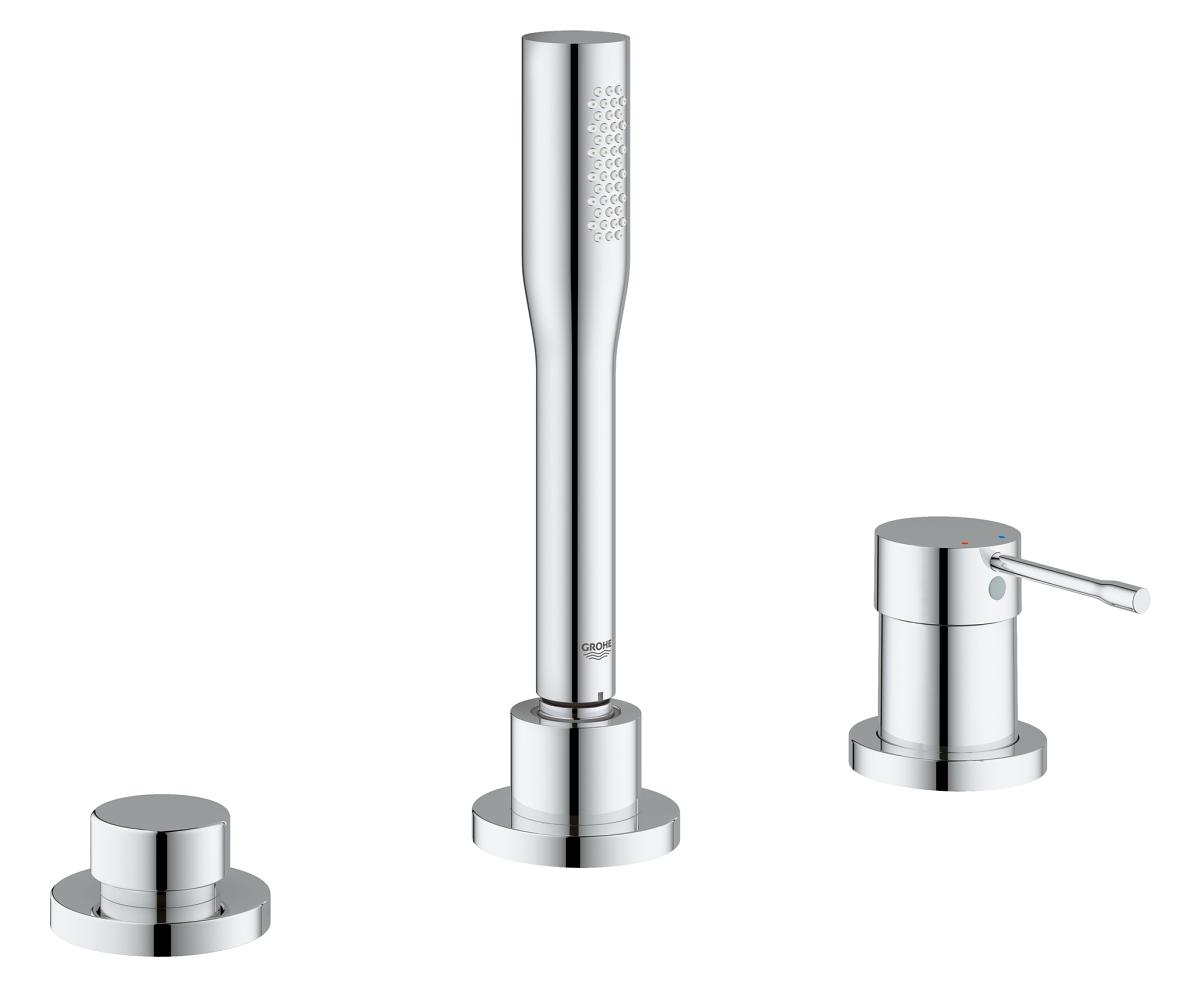 Grohe Essence 3-Loch Einhand-Wannenkombination 19976 mit Handbrause Euphoria Cosmopolitan (chrom)