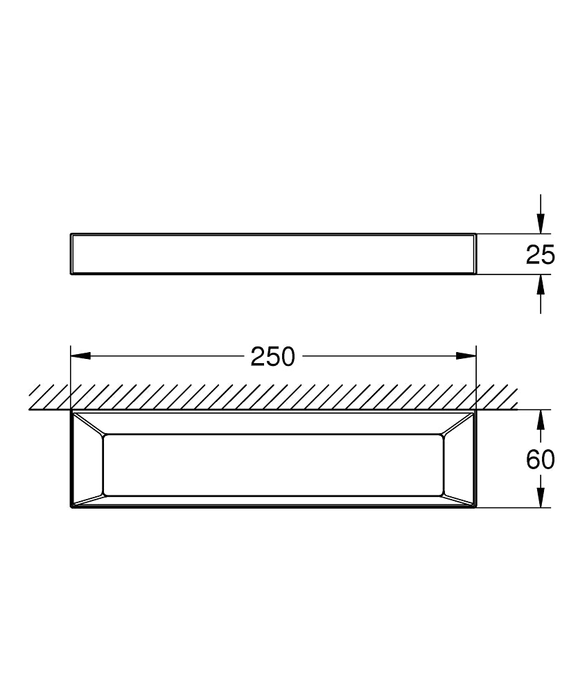 GROHE Selection Cube Handtuchring 40766 (chrom)