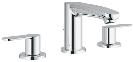 Grohe Eurostyle Cosmopolitan 3-Loch-Waschtischbatterie 20208 mit Zugstangen-Ablaufgarnitur (chrom)