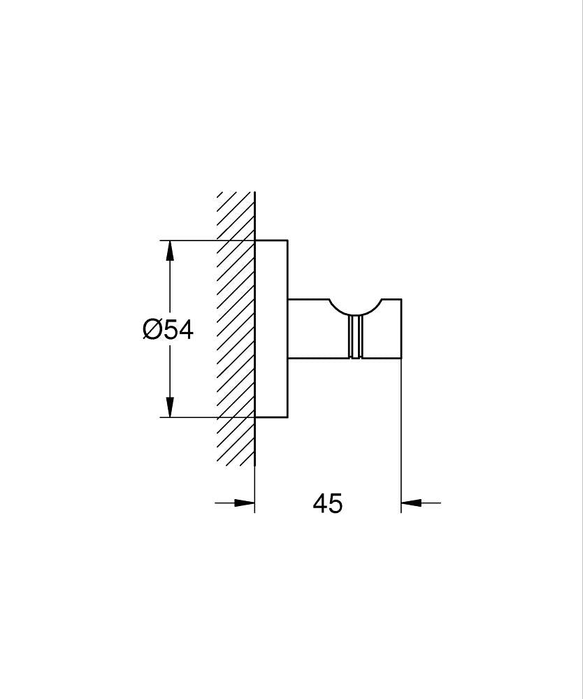 GROHE Essentials Bademantelhaken (chrom)