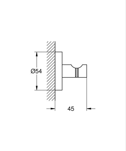 GROHE Essentials Bademantelhaken (cool sunrise)