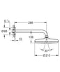 Grohe Tempesta 210 Kopfbrauseset 26412 mit Brausearm 286 mm, 1 Strahlart, 8,5 l/min (chrom)