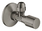 GROHE Eckventil 1/2" x 3/8" mit Längenausgleich (hard graphite gebürstet)