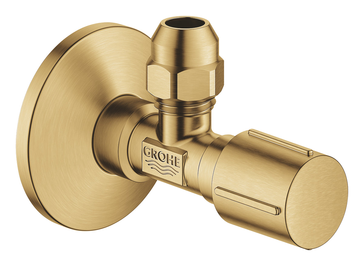 GROHE Eckventil 1/2" x 3/8" mit Längenausgleich (cool sunrise gebürstet)