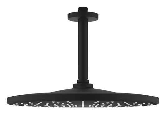 Grohe Rainshower Mono 310 Kopfbrause-Set 22122, Deckenauslass 142 mm, 1 Strahlart (phantom black)