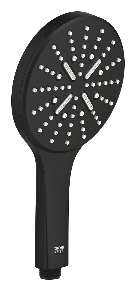 Grohe Rainshower SmartActive 130 Handbrause 22127, 3 Strahlarten, 9,5 l/min (phantom black)