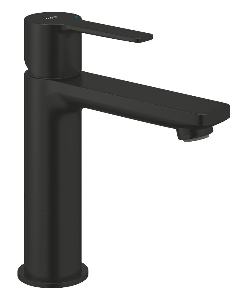 Grohe Lineare Einhand-Waschtischbatterie 23106, S-Size, mit Push-Open Ablaufgarnitur (matt black)