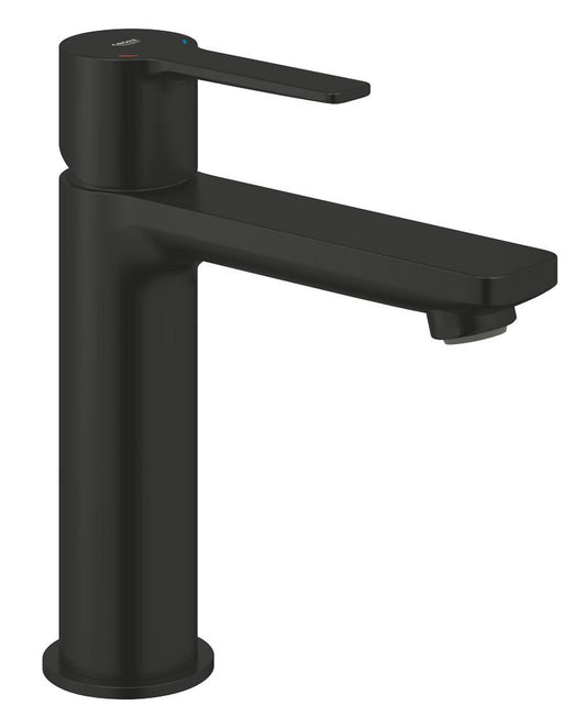 Grohe Lineare Einhand-Waschtischbatterie 23106, S-Size, mit Push-Open Ablaufgarnitur (matt black)