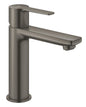Grohe Lineare Einhand-Waschtischbatterie 23106, S-Size, mit Push-Open Ablaufgarnitur (hard graphite gebürstet)