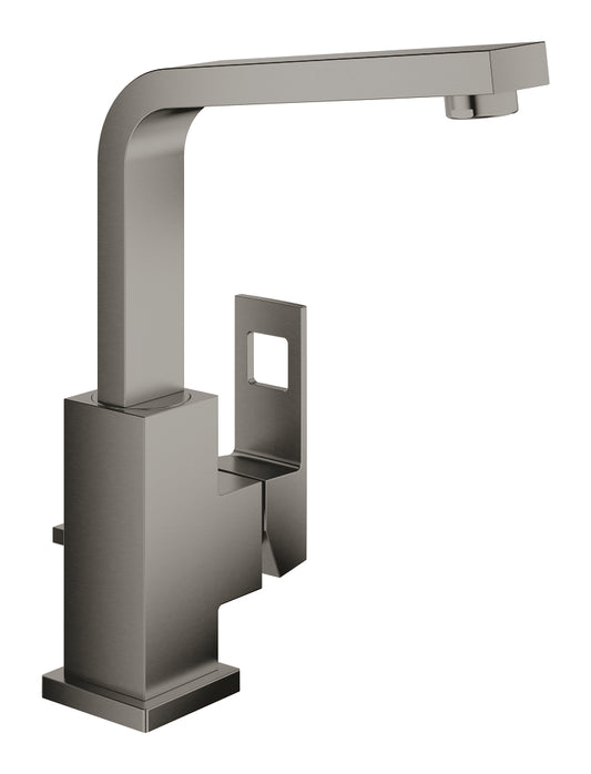 Grohe Eurocube Einhand-Waschtischbatterie 23135, L-Size, schwenkbarer Rohrauslauf (hard graphite gebürstet)