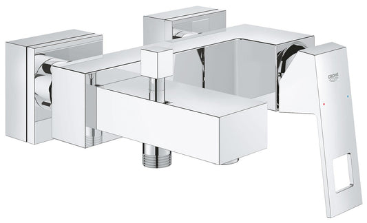 Grohe Eurocube Einhand-Wannenbatterie 23140, Wandmontage, eigensicher (chrom)