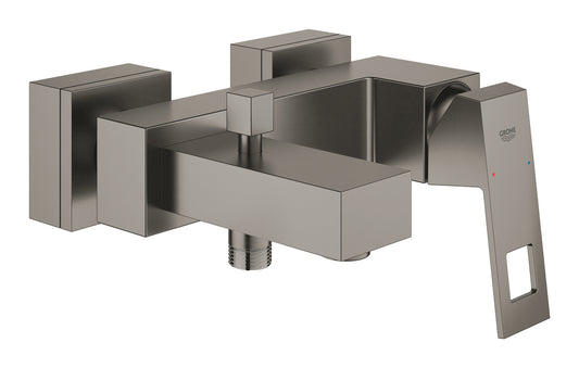 Grohe Eurocube Einhand-Wannenbatterie 23140, Wandmontage (hard graphite gebürstet)