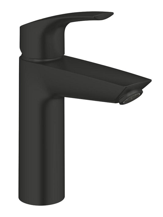 Grohe Eurosmart Einhand-Waschtischbatterie 23324, M-Size, glatter Körper (matt black)
