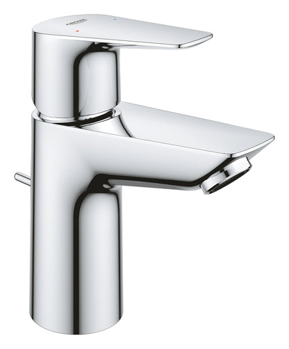 GROHE BauEdge Einhand-Waschtischbatterie 23328, S-Size, mit Zugstangen-Ablaufgarnitur (chrom)