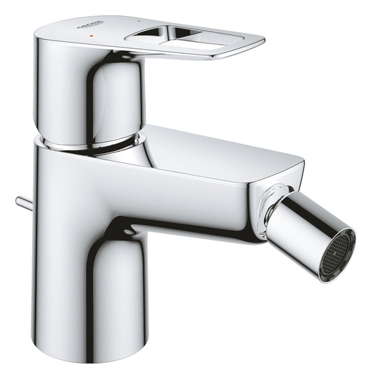 GROHE BauLoop Einhand-Bidetbatterie 23338 mit Zugstangen-Ablaufgarnitur (chrom)