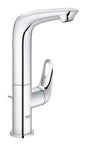 Grohe Eurostyle Einhand-Waschtischbatterie 23569, L-Size, offener Hebelgriff, mit Zugstangen-Ablaufgarnitur (chrom)