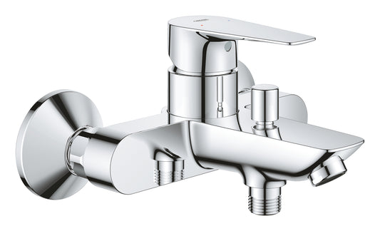 Grohe BauEdge Einhand-Wannenbatterie 23604, Wandmontage (chrom)