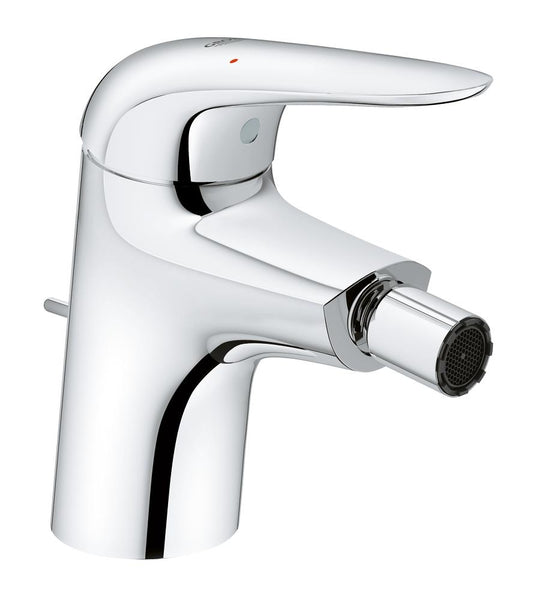 Grohe Eurostyle Einhand-Bidetbatterie 23720 mit Zugstangen-Ablaufgarnitur (chrom)