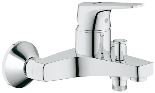GROHE BauFlow Einhand-Wannenbatterie 23756, Wandmontage (chrom)