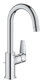 Grohe BauEdge Einhand-Waschtischbatterie 23760, L-Size, mit Zugstangen-Ablaufgarnitur (chrom)