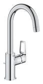Grohe BauLoop Einhand-Waschtischbatterie 23763, L-Size, mit Zugstangen-Ablaufgarnitur (chrom)