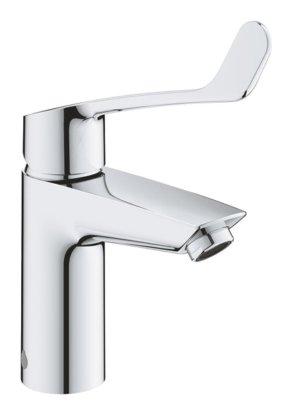Grohe Eurosmart Einhand-Waschtischbatterie 23984, S-Size, mit thermischem Verbrühschutz und langem Hebel (chrom)