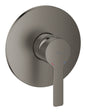 Grohe Lineare Einhand-Brausebatterie 24063, Fertigmontageset für Rapido SmartBox (hard graphite gebürstet)